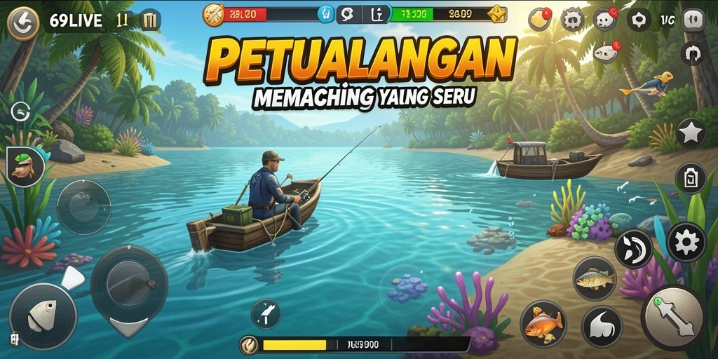 Gameplay seru dan interaksi sosial dalam 69LIVE.