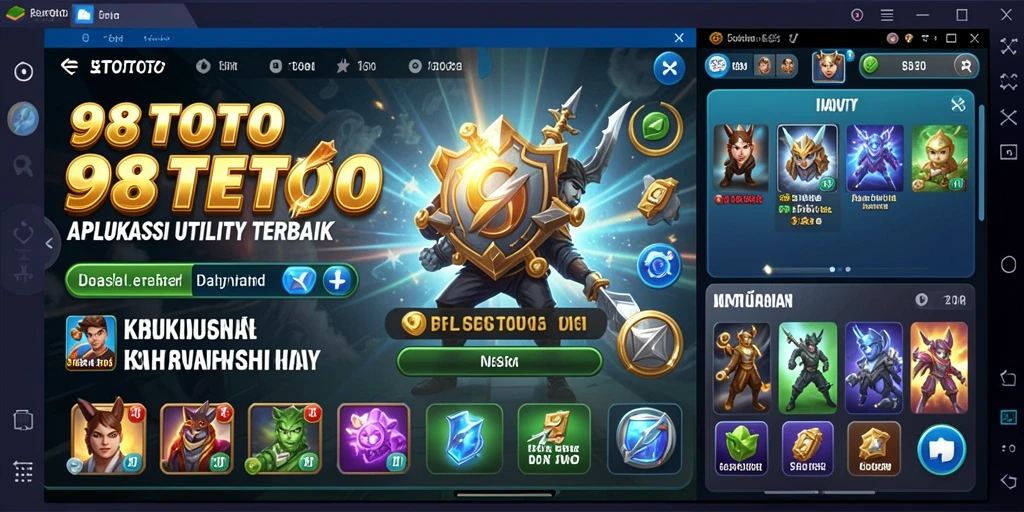 Tampilan antarmuka pengguna 98TOTO yang intuitif dan menarik