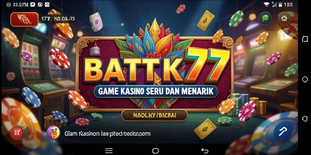 Tampilan gameplay BATIK77 yang seru dan penuh warna.