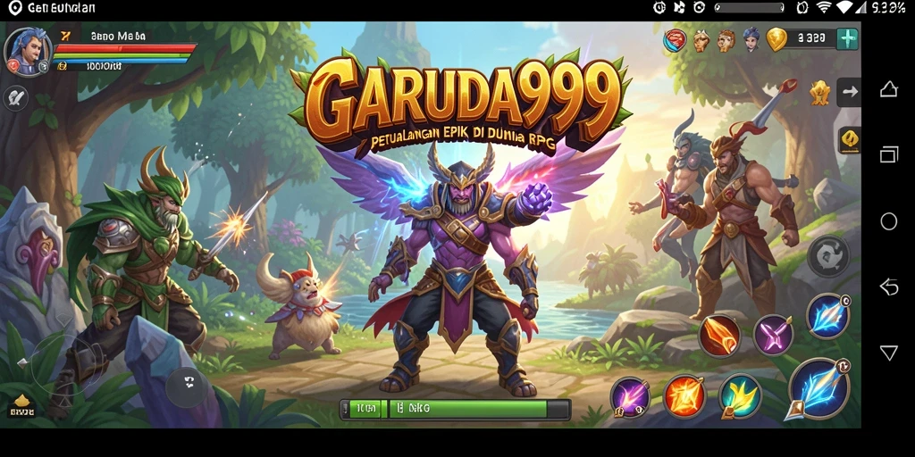 Tampilkan aksi seru di dunia RPG GARUDA999.