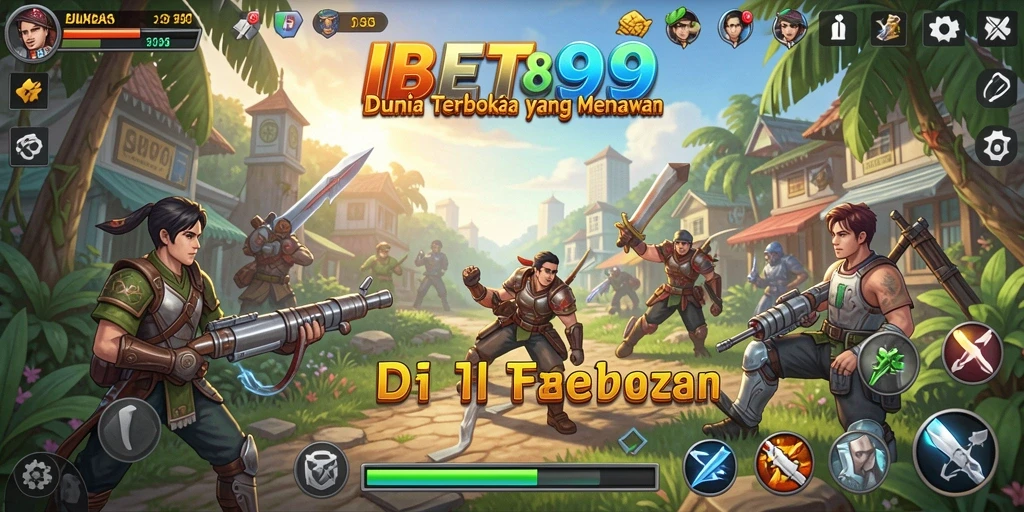 Tampilan gameplay Open World yang memukau di IBET899.