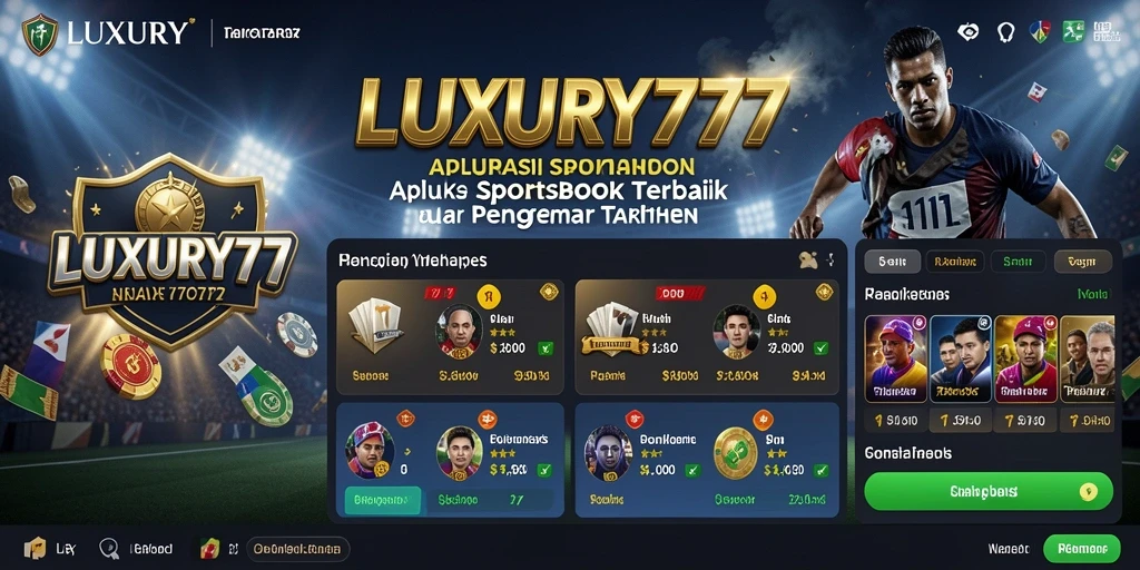 Tampilan antarmuka LUXURY777 yang modern dan mudah digunakan.