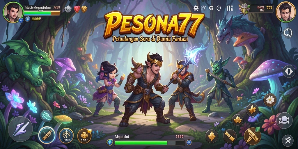 Tampilan gameplay PESONA77 yang menakjubkan dan penuh aksi.