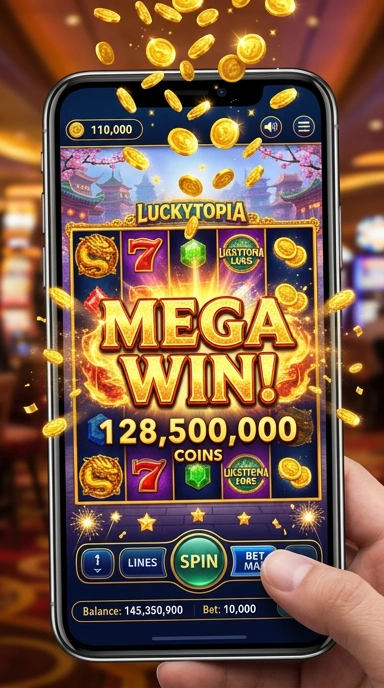 Screenshot fitur baru aplikasi di luckytopia.